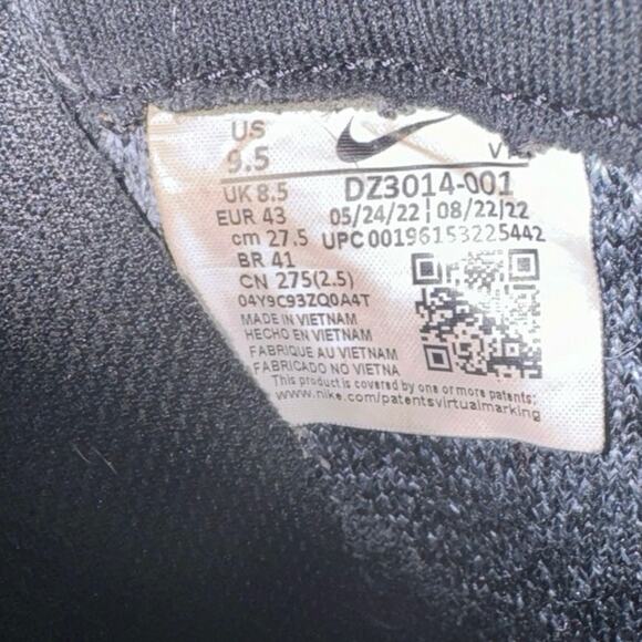 Nike React Infinity Run Flyknit 3 Running Gym Workout Sneakers Women sz 9.5 - Picture 8 of 8